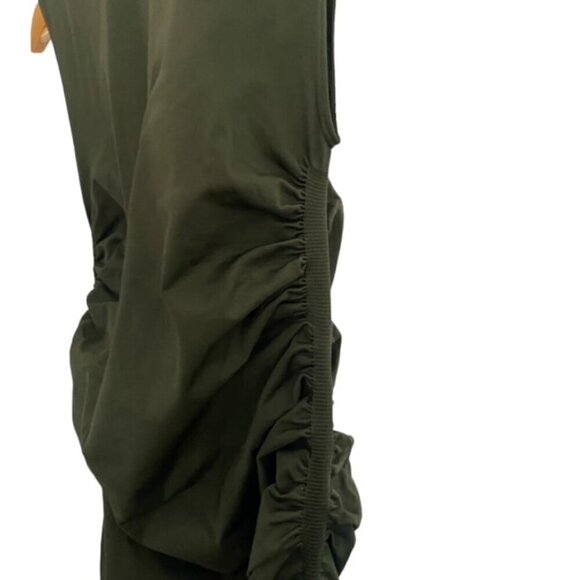 Blanqi Olive Sleeveless Maternity Tank Dress S/M - Picture 5 of 5